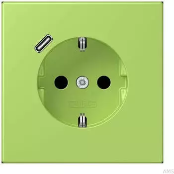 Jung SCHUKO-Steckdose mit USB Typ C (LC1520-18C221)