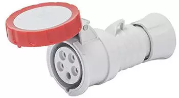 Gewiss Mobile Steckdose Gerade 3P+N+T 16A 380-415V IP69 Rot (GW62031H)