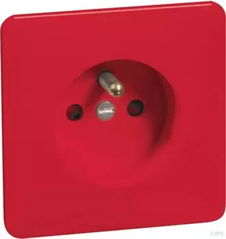 Peha Steckdose SCHUKO mit Erdungsstift, rot (00481041)