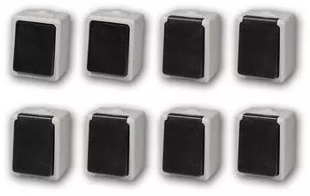 McPower Taff Feuchtraum Schalterprogramm IP44, grau