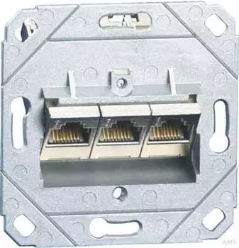 Metz Connect C6Amodul UP0 Anschlussdose 3-Port 180° (130B11D31200-E)