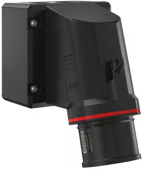 Walther-Werke FW734506SK CEE NEO Wandger&auml;testecker schr&auml;g 32A 5P 6h IP54 mit Schraubtechnik und drehbarem Boden
