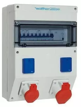 Walther-Werke 6823010 Kunststoff Steckdosenkombination