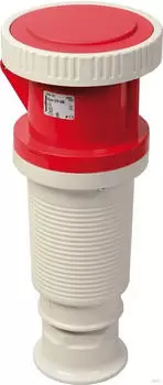 Walther-Werke 369406 Wasserdichte Kupplung 63A 4P 6h mit Trompetenverschraubung