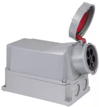 PCE CEE 125 A/400 V 5P Wallmount female Rot IP67