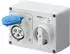 Gewiss GW66004 Steckdose Blau