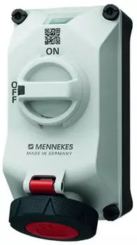 Mennekes DUOi R Wandsteckdose 16A 5P 400V IP69 (5712506H)
