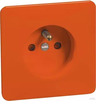 Peha Steckdose SCHUKO erh&ouml;hter Ber&uuml;hrungsschutz Orange (B 80.6671 SI OR)