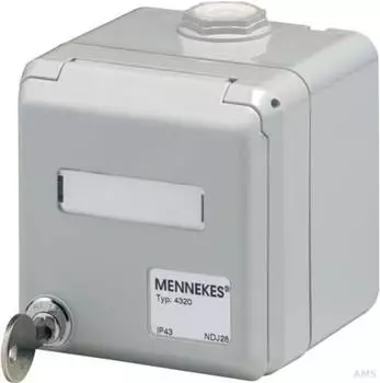 Mennekes Cepex Datendose Leergeh&auml;use Aufputz (4300G)