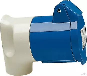 Walther-Werke MONDO Winkelkupplung CEE 16A 5P 6h mit Kabelknickschutz (316RW)