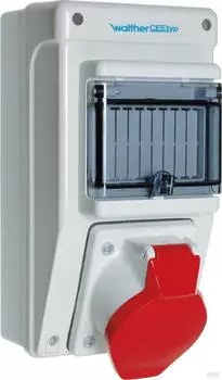 Walther-Werke Steckdosenkombination Geh&auml;use und Anbaudose (6590101)