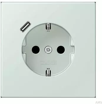 Jung SCHUKO-Steckdose mit USB Typ C (LC1520-18C215)