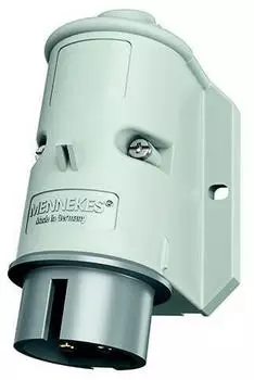 Mennekes CEE-Wandstecker 32A 3-polig 50V IP44 (1980)