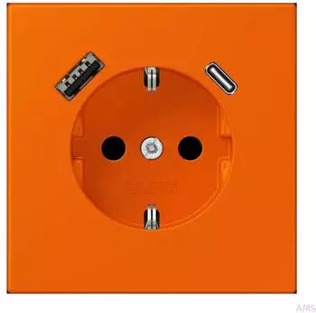 Jung LC1520-15CA224 SCHUKO-Steckdose mit USB Typ AC (LC1520-15CA224)