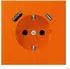 Jung LC1520-15CA224 SCHUKO-Steckdose mit USB Typ AC (LC1520-15CA224)