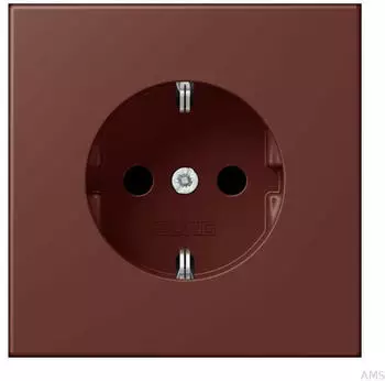 Jung LC1521235 SCHUKO-Steckdose 16A 250V Schraubklemmen Duroplast lackiert Terre Sienne Br&ucirc;l&eacute;e (LC1521235)