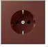 Jung LC1521235 SCHUKO-Steckdose 16A 250V Schraubklemmen Duroplast lackiert Terre Sienne Brûlée (LC1521235)