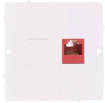 Kontakt-Simon Computerbuchse 1x RJ45 UAE 8 Cat.5e UTP weiß (BMF51.02/11)