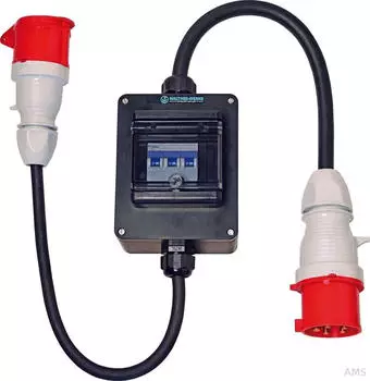 Walther-Werke UniBox CEE Adapter-Leitung Vollgummi 63A (64Z2120MI)