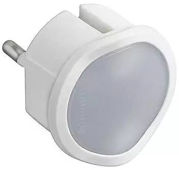 Bticino Adapter Automatikleuchte mit D&auml;mmerungsschalter, Schuko-Stecker, Wei&szlig; (S3625DA)