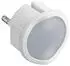 Bticino Adapter Automatikleuchte mit Dämmerungsschalter, Schuko-Stecker, Weiß (S3625DA)