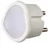 Bticino Adapter Automatikleuchte mit Dämmerungsschalter, Schuko-Stecker, Weiß (S3625DA)