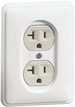 Peha US NEMA-Steckdose 2-fach 20A 125V reinwei&szlig; (D 80.6672/20.02 US)