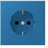 Jung LC1520211 SCHUKO-Steckdose 16A 250V Duroplast lackiert Bleu Céruléen (LC1520211)