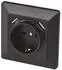 EMOS Unterputzsteckdose Schuko mit 2x USB 5V/2.1A schwarz (A6000.3)