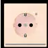 Jung SCHUKO Steckdose orange pale (LC1520-OLNW226)