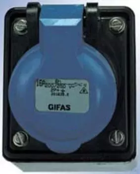 Gifas Electric CEE-Wandsteckdose 3-polig 16A 230V (101394)