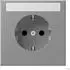 Jung LC 1520 N 203 SCHUKO-Steckdose grau (LC1520N203)