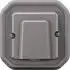 Legrand 069848L Plexo New Feuchtraum-Unterputz Kabelauslass mit Zugentlastung IP 55 grau