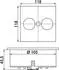 Naber Duplex E Doppel USB A+C Steckdosenelement Schukosteckdose, Edelstahl (7054004)