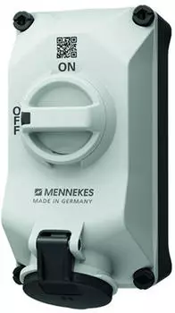 Mennekes Wandsteckdose DUO 16A 4P 7h 500V IP44 (5601407G)