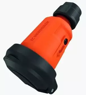 Mennekes SCHUKO-Kupplung 16A 2p+PE 230V IP54 orange (158041)