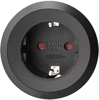 Berbel Steckdose 230V, schwarz, f&uuml;r BKA DLI / DLP / DLC (1090086)