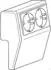 Gewiss NOWA Doppelgerätetank SLK-SLTK 20x50 RAL9010 (NP42838)
