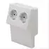Gewiss NOWA Doppelgerätetank SLK-SLTK 20x50 RAL9010 (NP42838)