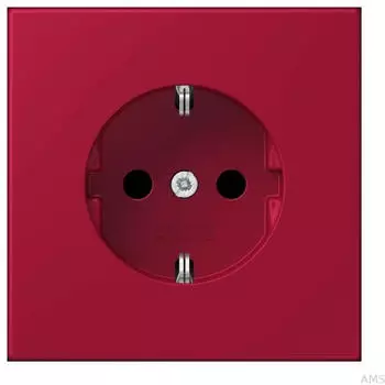 Jung SCHUKO-Steckdose Les Couleurs Le Corbusier Rouge Carmin 16A, Duroplast (LC1521229)