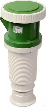 Walther-Werke 369402 Wasserdichte Kupplung 63A 4P 2h mit Trompetenverschraubung