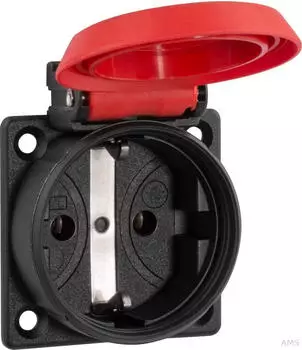 ABL Einbausteckdose SCHUKOplus Rot IP54 (1561040)