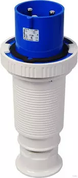 Walther-Werke 279306 Wasserdichter Stecker 125A 3P 6h mit Trompetenverschraubung