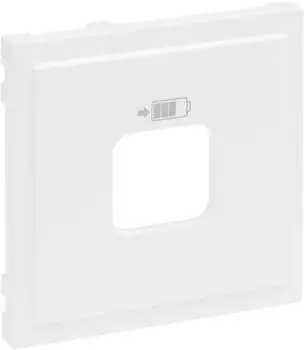 Legrand 765127 SEANO Abdeckung f&uuml;r USB-Ladesteckdosen A+C und C+C Ultrawei&szlig;