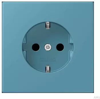 Jung LC1520212 SCHUKO-Steckdose Duroplast lackiert C&eacute;rul&eacute;en Vif (LC1520212)