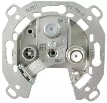 Televes SE33TWIN-ST Stichleitungsdose Twin 3-fach 5-2400MHz SAT (SE33TWIN-ST)