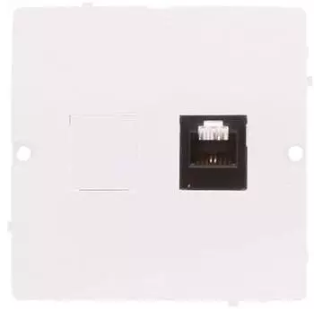 Kontakt-Simon Simon Basic Telefonbuchse RJ11 Einzeln, weiß (BMTF1.02/11)