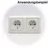McPower Cup Schutzkontakt-Steckdose Unterputz 250V~/16A, 18er-Pack (1535184)