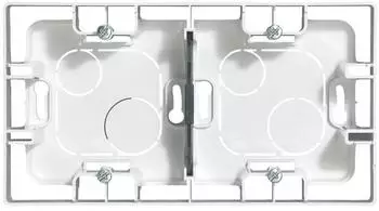 Legrand Nilo&eacute; Aufputzgeh&auml;use 2-fach, ultrawei&szlig; (664799)