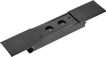 GTV PRESTINO M&ouml;belsteckdose 2x Schuko, USB-A/C, RJ45, HDMI, 1,5m, schwarz (AE-PB2SPRES-20)